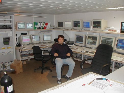 Pasha on the S/V Laurentian